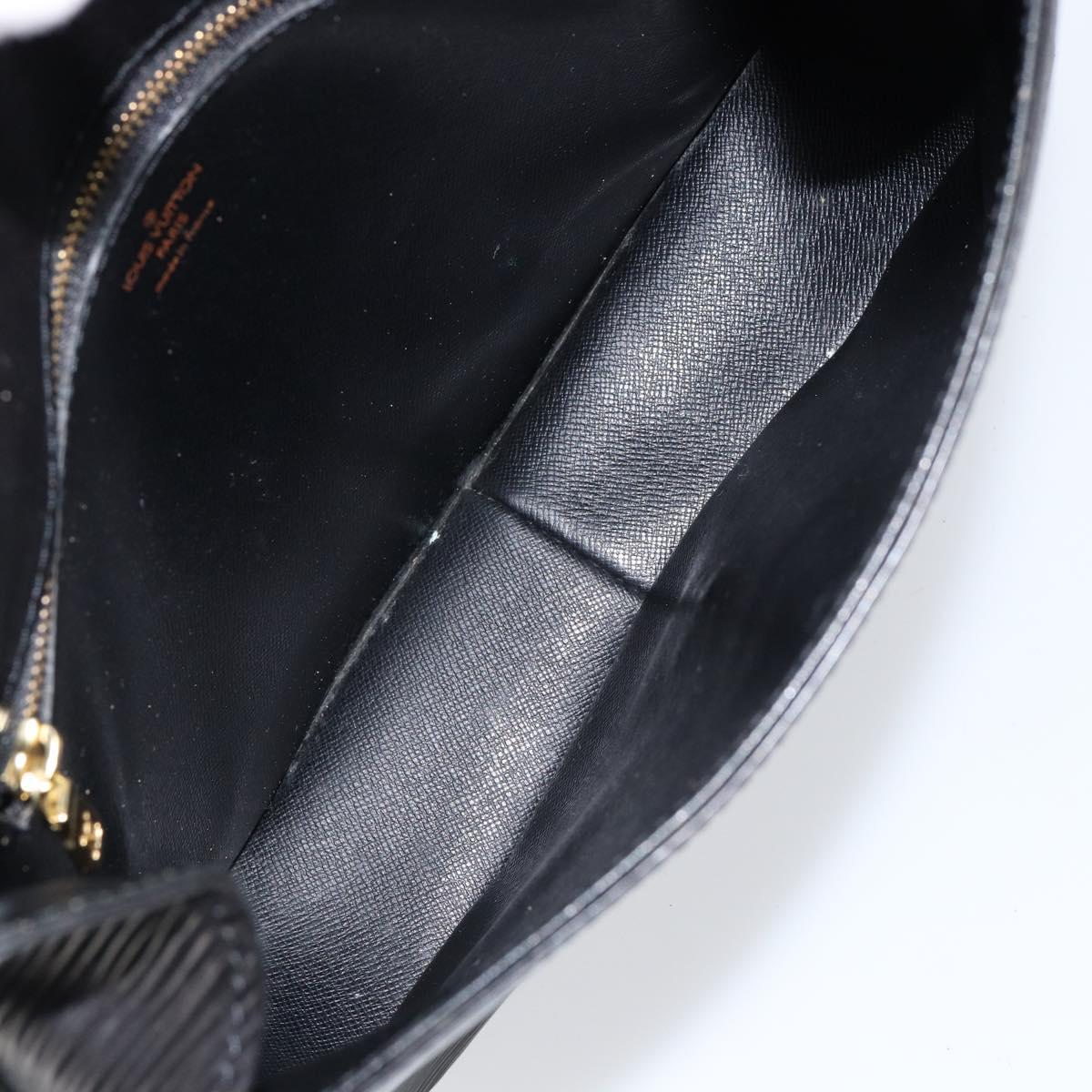 LOUIS VUITTON Epi Saint Cloud GM Shoulder Bag Black Noir M52192 LV Auth ep11725