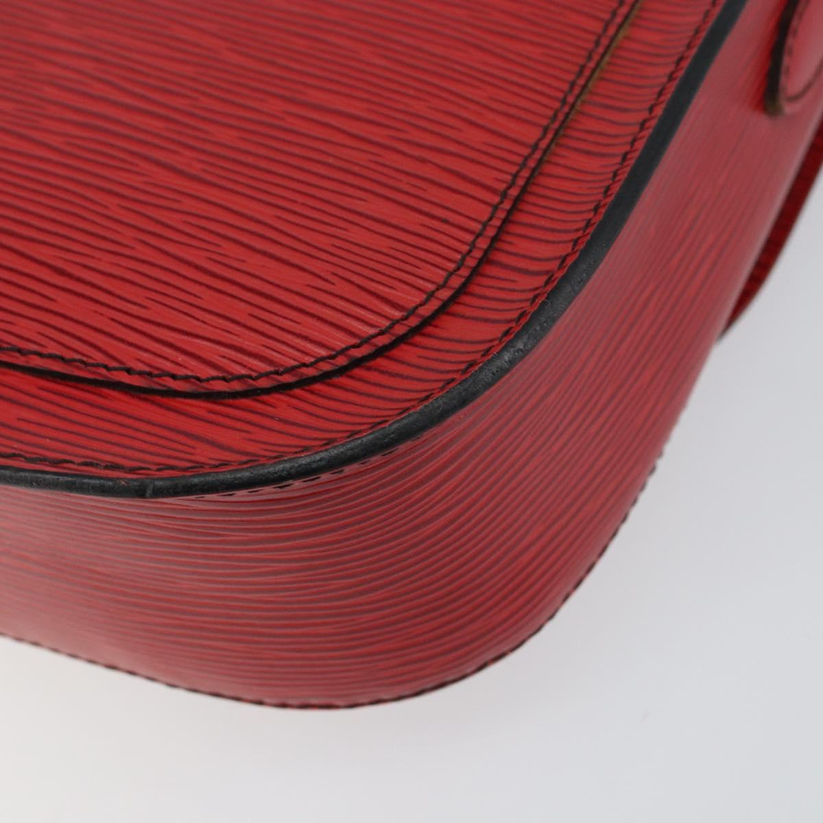 LOUIS VUITTON Epi Saint Cloud GM Shoulder Bag Red M52197 LV Auth ep11726