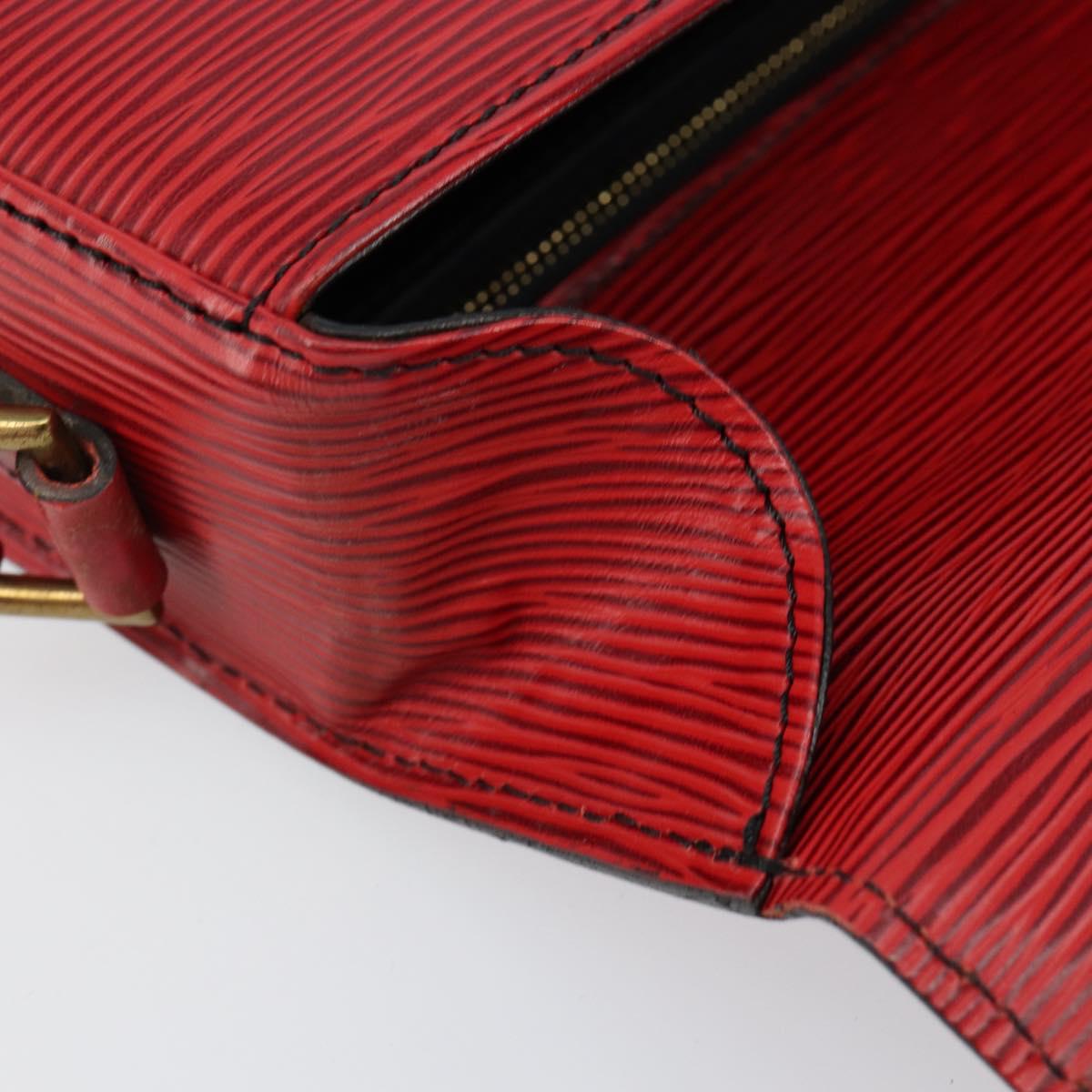 LOUIS VUITTON Epi Saint Cloud GM Shoulder Bag Red M52197 LV Auth ep11726
