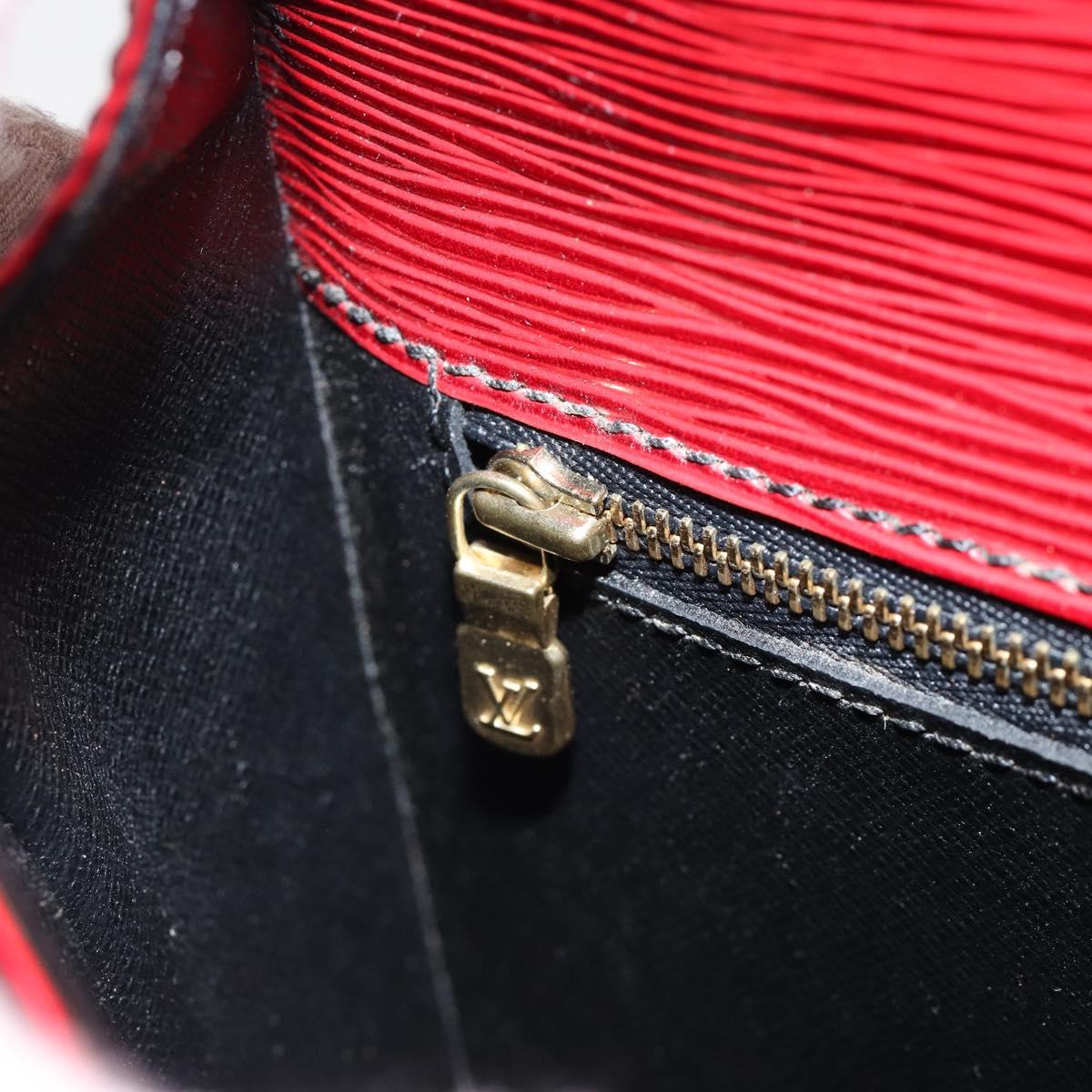 LOUIS VUITTON Epi Saint Cloud GM Shoulder Bag Red M52197 LV Auth ep11726