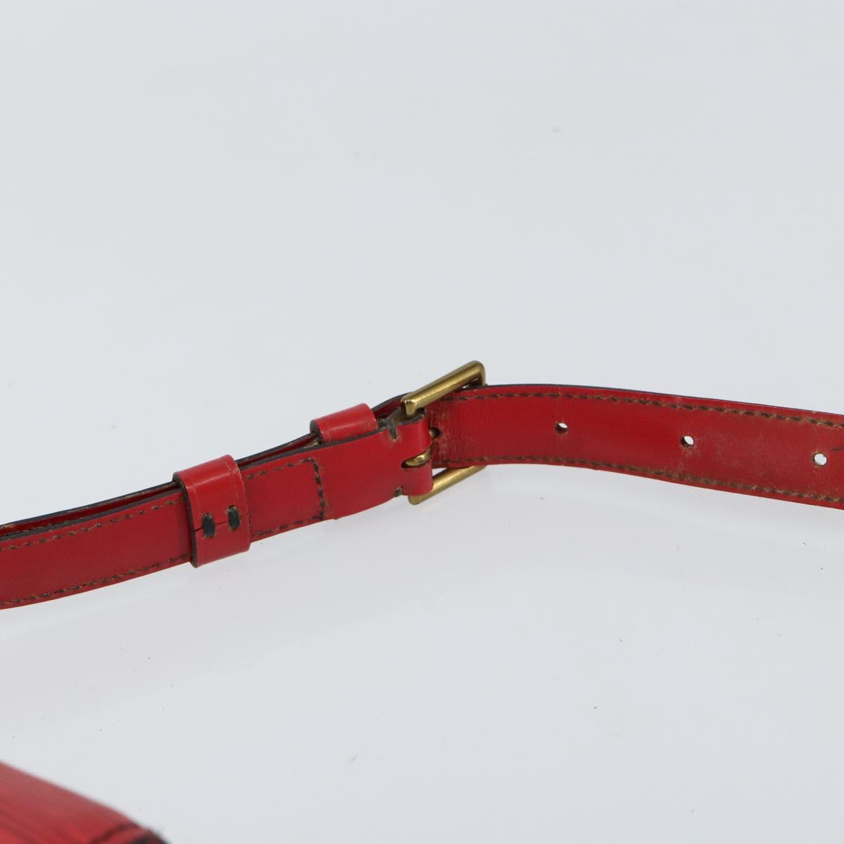 LOUIS VUITTON Epi Saint Cloud GM Shoulder Bag Red M52197 LV Auth ep11726