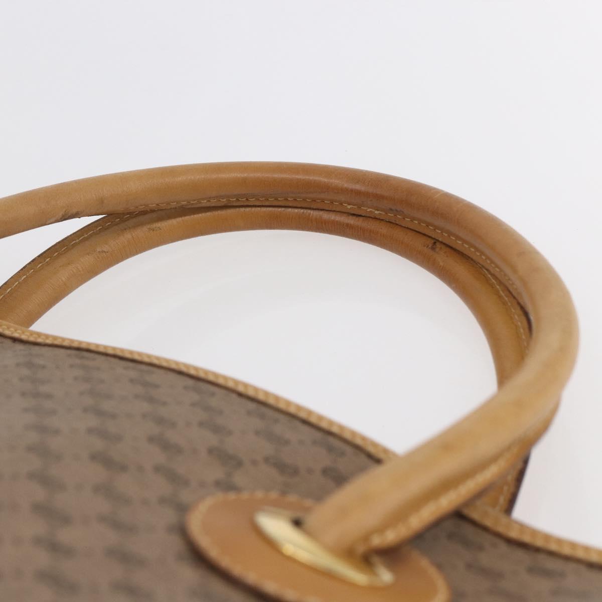 GUCCI Micro GG Supreme Hand Bag PVC Beige Gold 02 39 4947 Auth ep11737