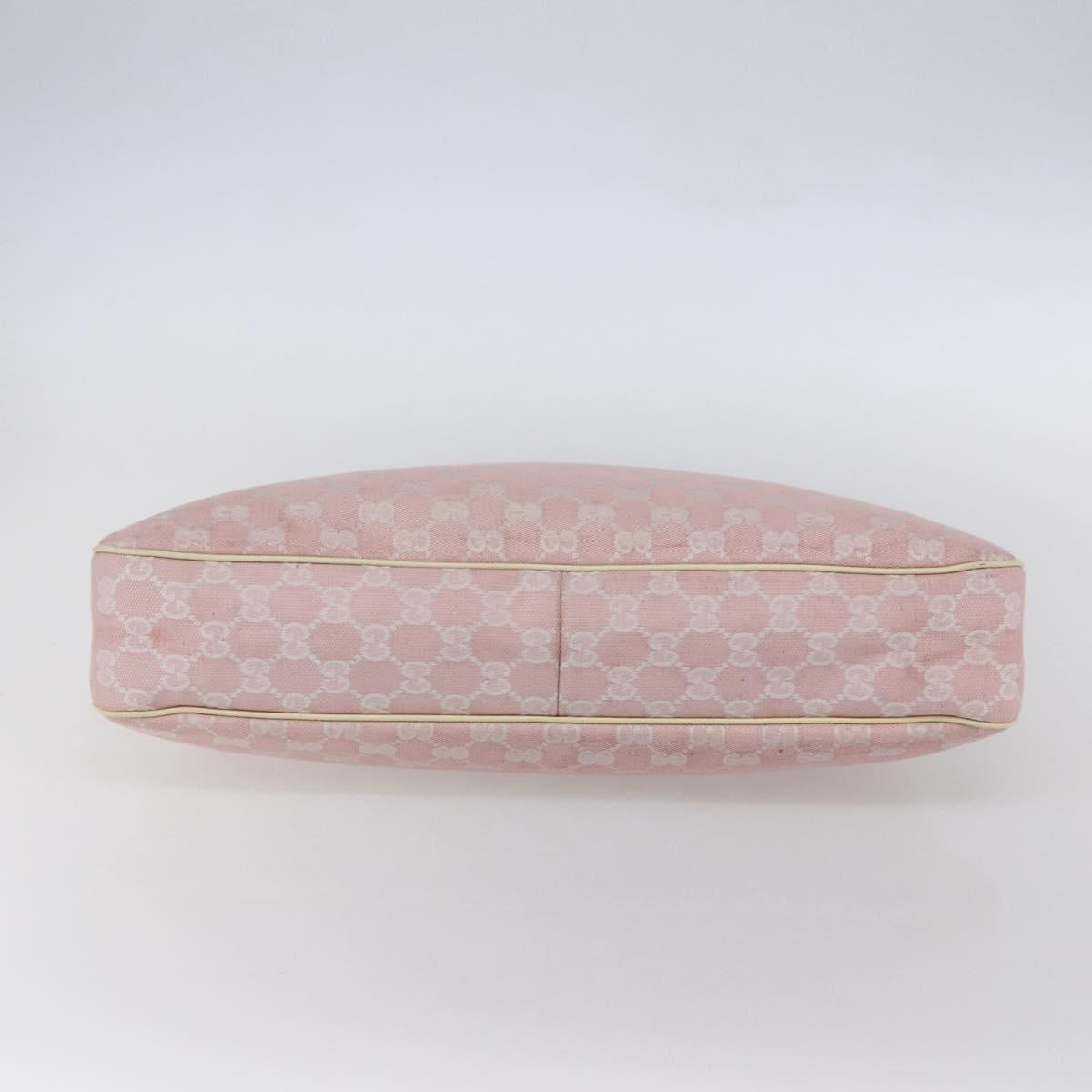 GUCCI GG Canvas Tote Bag Pink Gold 121023 Auth ep11753