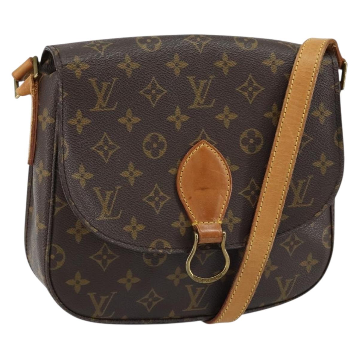 LOUIS VUITTON Monogram Saint Cloud GM Shoulder Bag M51242 LV Auth ep11756