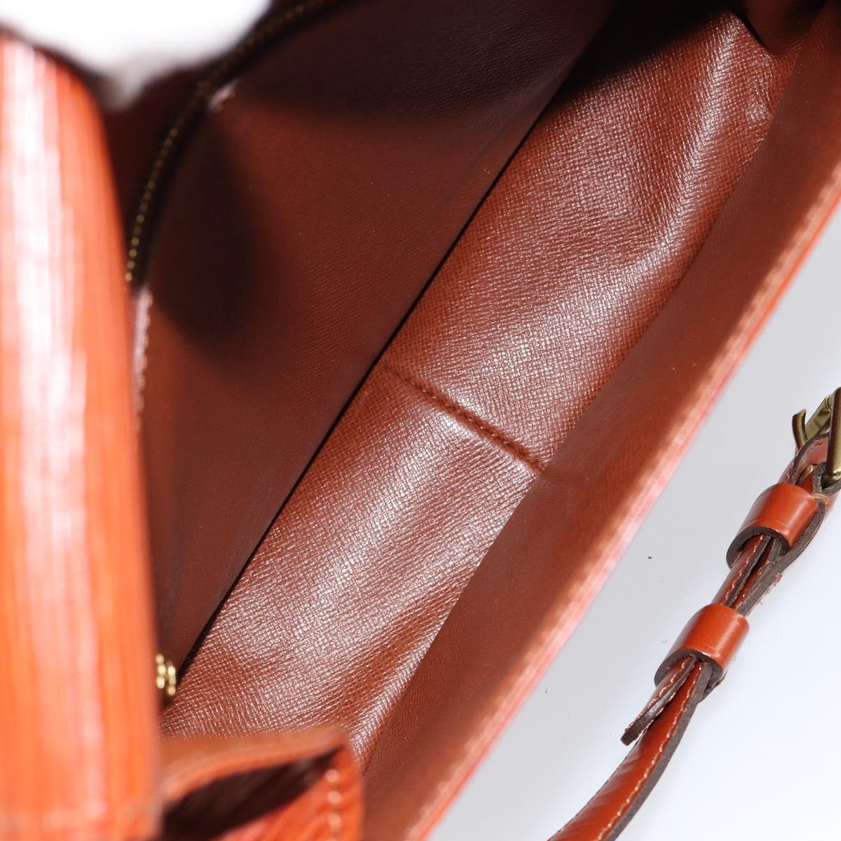 LOUIS VUITTON Epi Saint Cloud GM Shoulder Bag Brown M52193 LV Auth ep11757