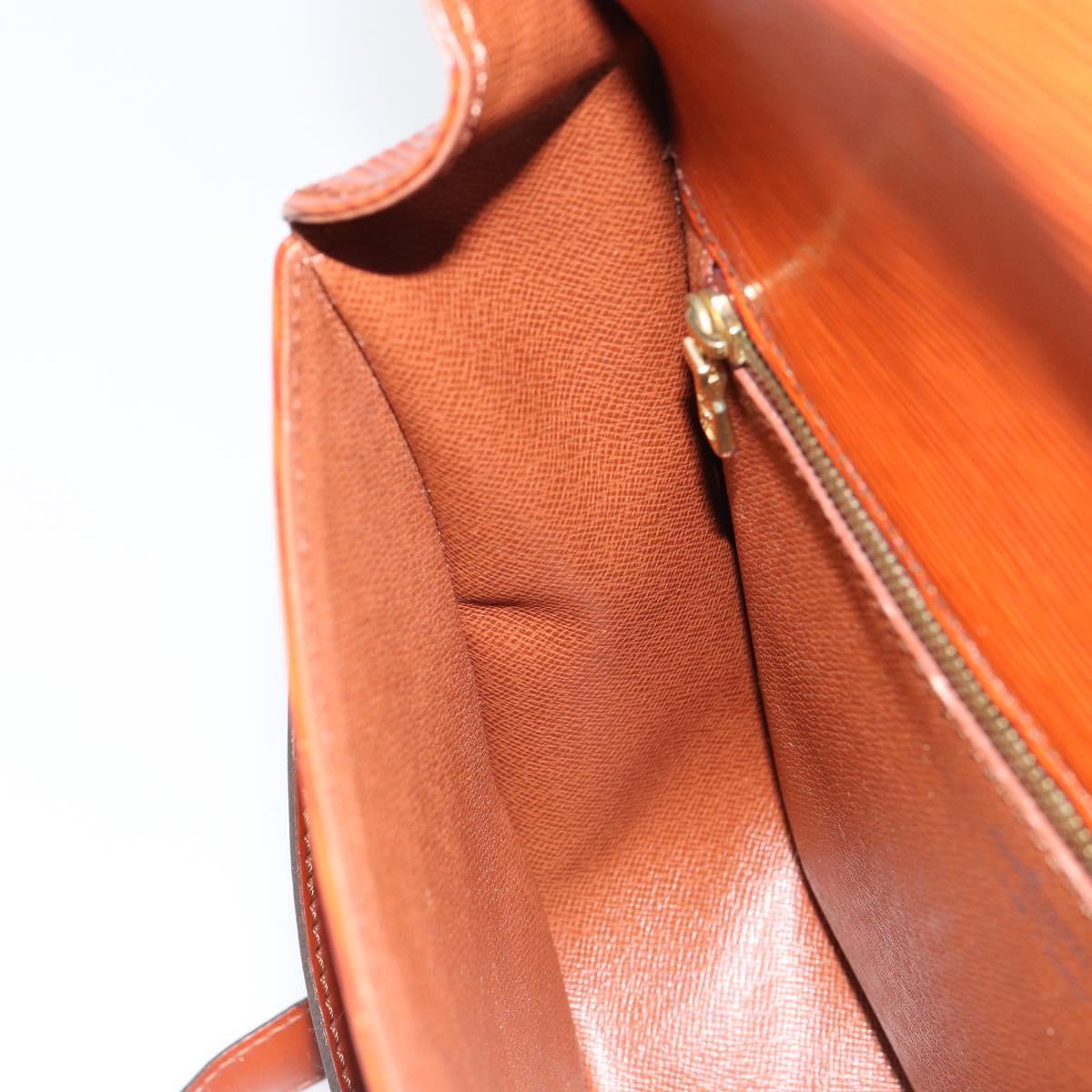 LOUIS VUITTON Epi Saint Cloud GM Shoulder Bag Brown M52193 LV Auth ep11757