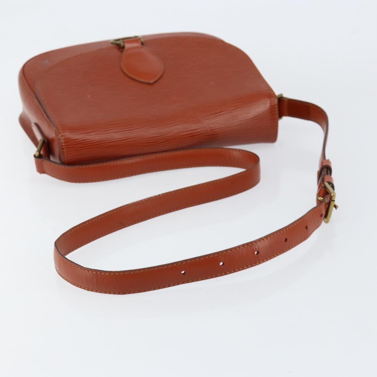 LOUIS VUITTON Epi Saint Cloud GM Shoulder Bag Brown M52193 LV Auth ep11757