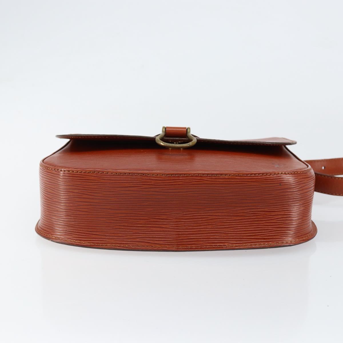 LOUIS VUITTON Epi Saint Cloud GM Shoulder Bag Brown M52193 LV Auth ep11757