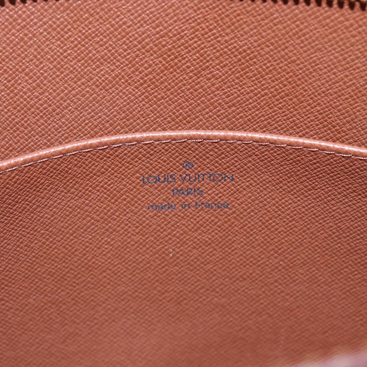 LOUIS VUITTON Epi Pochette Homme Bag Brown Zipangu Gold M52528 Auth ep11759