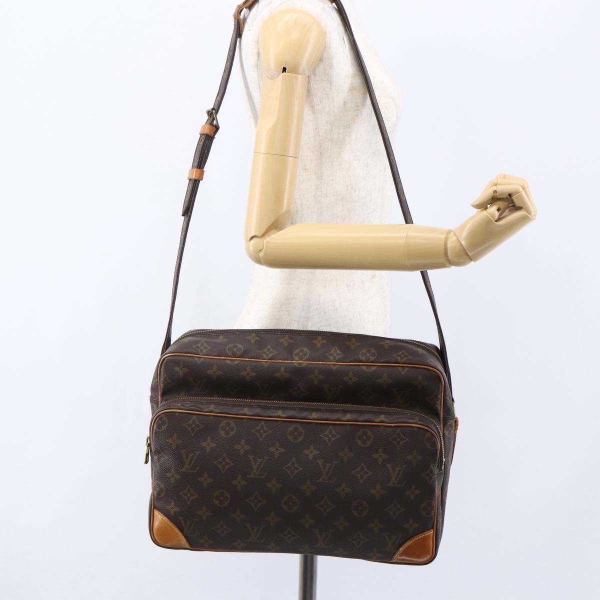 LOUIS VUITTON Monogram Nile Shoulder Bag M45244 LV Auth ep11773