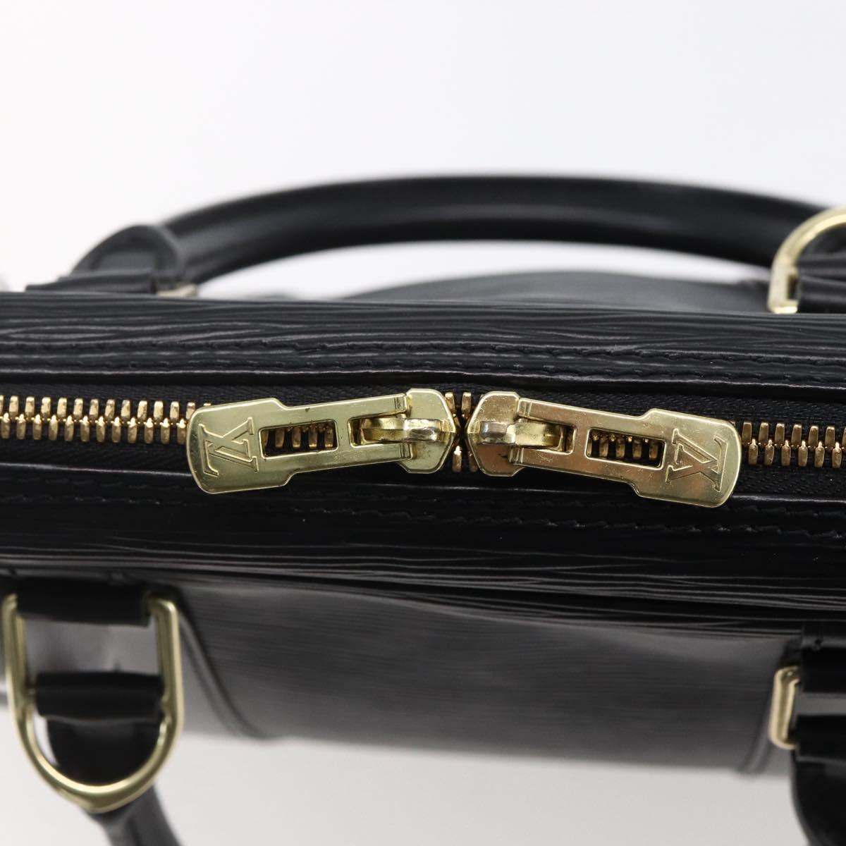 LOUIS VUITTON Epi Porte Documents Voyage Business Bag Black M40321 Auth ep11774