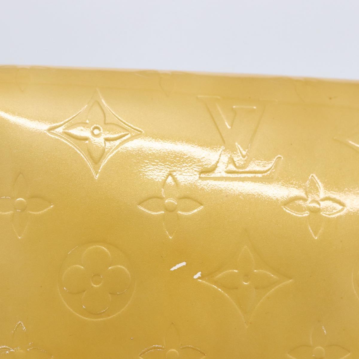 LOUIS VUITTON Monogram Vernis Thompson Street Bag Beige M91301 LV Auth ep11776