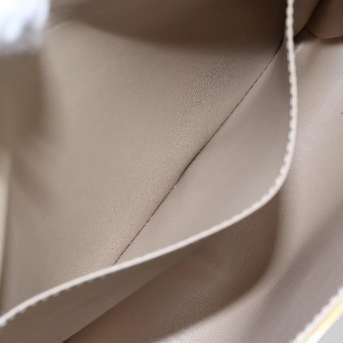 LOUIS VUITTON Monogram Vernis Thompson Street Bag Beige M91301 LV Auth ep11776