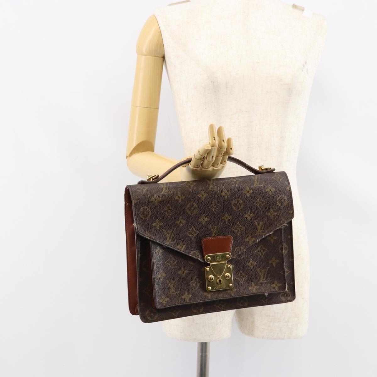 LOUIS VUITTON Monogram Monceau 28 Hand Bag M51185 LV Auth ep11779