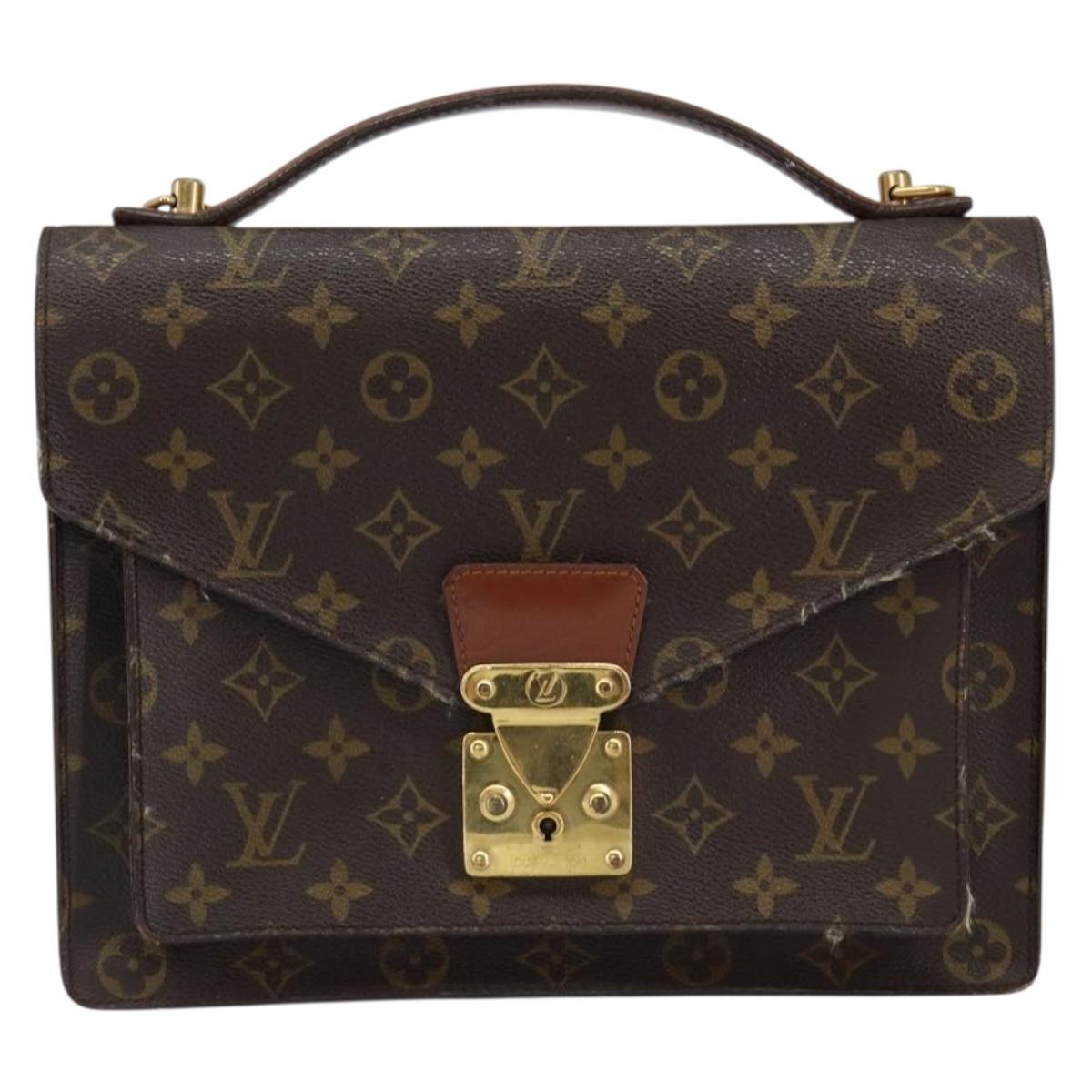 LOUIS VUITTON Monogram Monceau 28 Hand Bag M51185 LV Auth ep11779