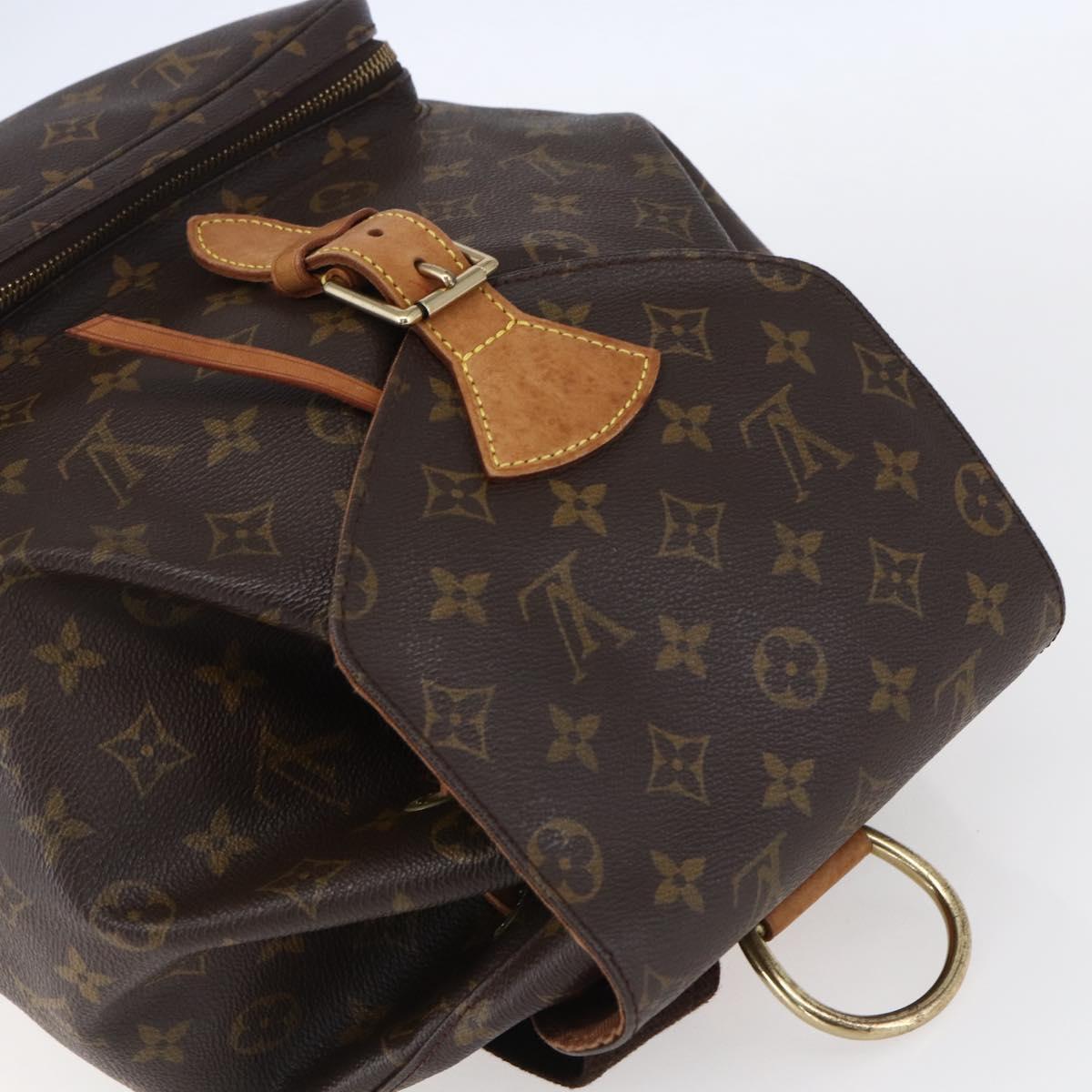 LOUIS VUITTON Monogram Montsouris GM Backpack M51135 LV Auth ep11780