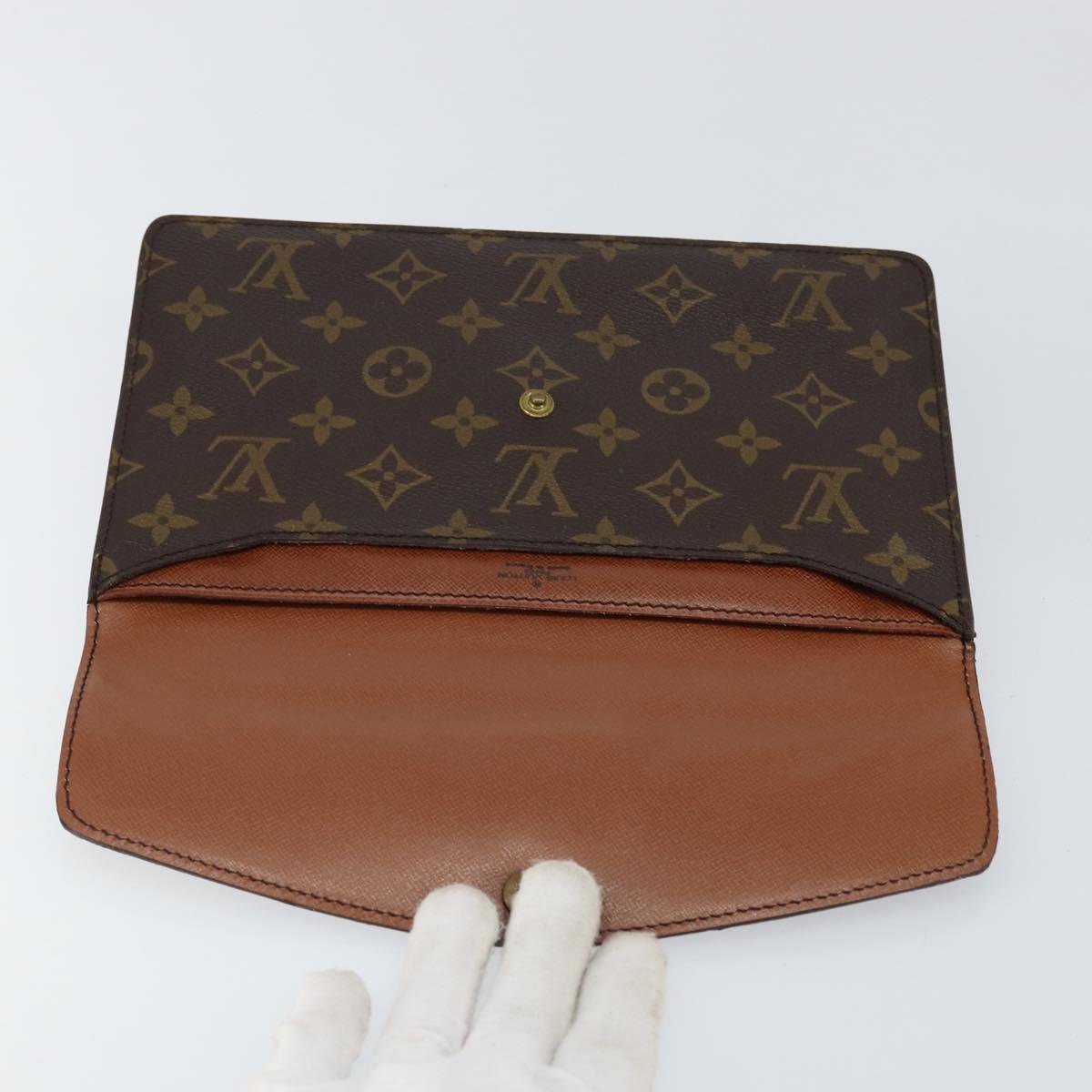 LOUIS VUITTON Monogram Double Rabat Shoulder Bag M51815 LV Auth ep11787
