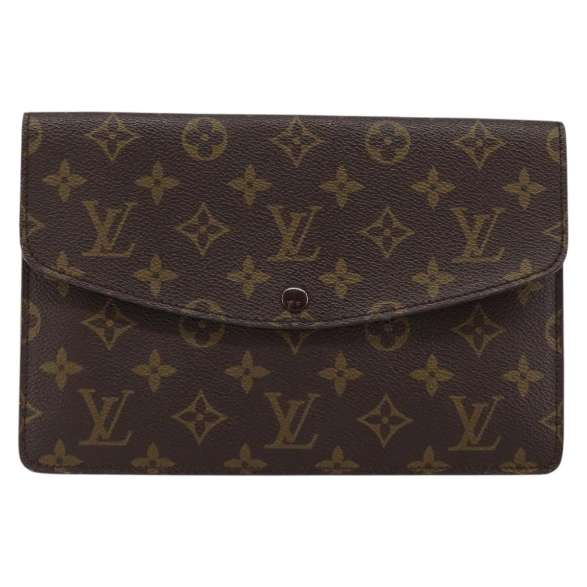 LOUIS VUITTON Monogram Double Rabat Shoulder Bag M51815 LV Auth ep11787