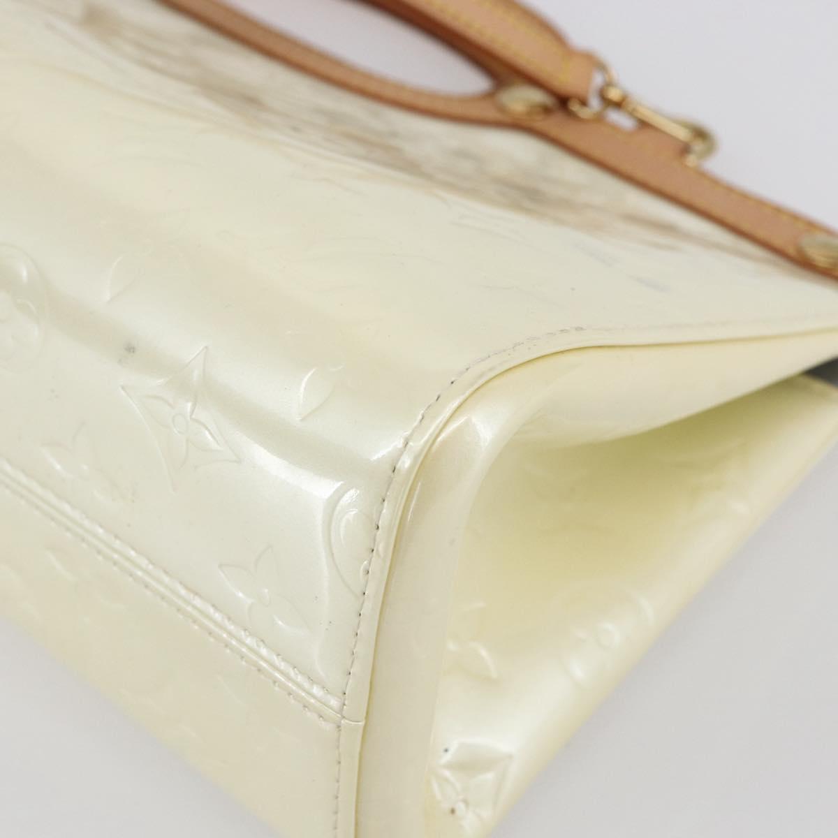 LOUIS VUITTON Monogram Vernis Roxbury Drive Bag Perle M91374 LV Auth ep11799