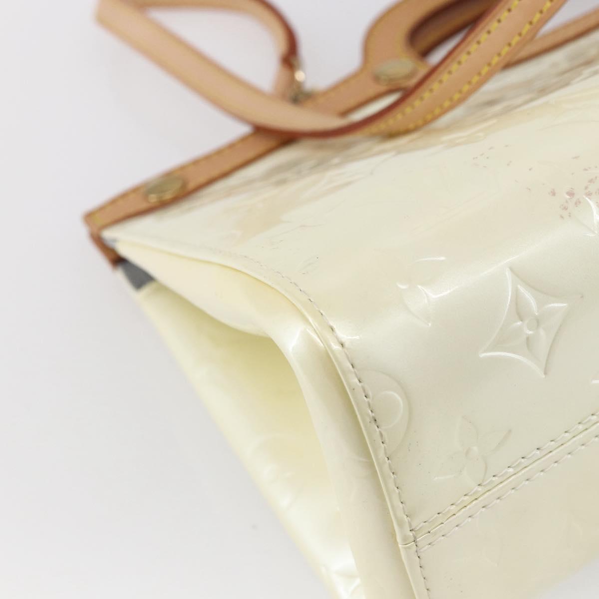LOUIS VUITTON Monogram Vernis Roxbury Drive Bag Perle M91374 LV Auth ep11799