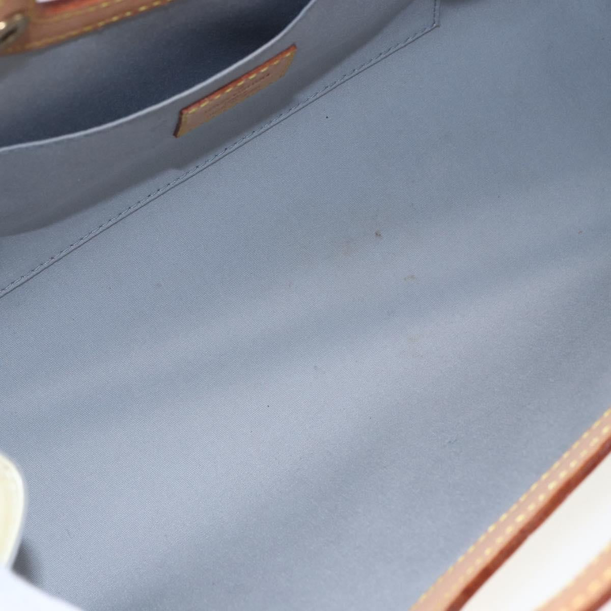 LOUIS VUITTON Monogram Vernis Roxbury Drive Bag Perle M91374 LV Auth ep11799