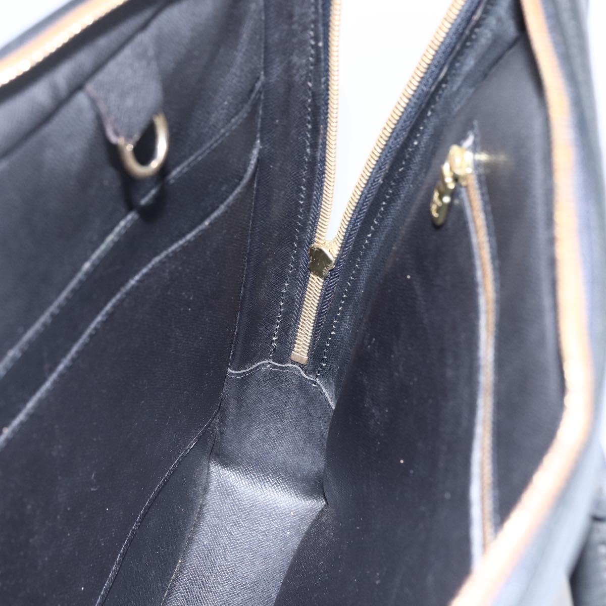 LOUIS VUITTON Epi Porte Documents Voyage Business Bag Black M40321 Auth ep11805