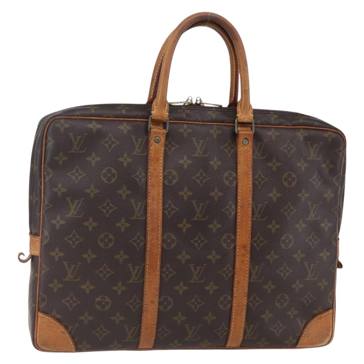 LOUIS VUITTON Monogram Porte Documents Voyage Business Bag M53361 Auth ep11808