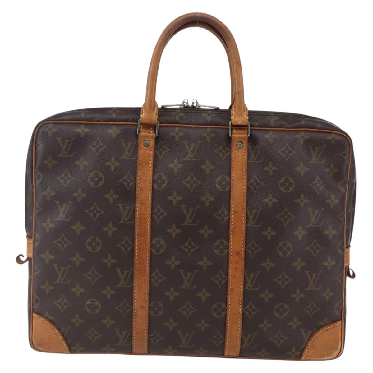 LOUIS VUITTON Monogram Porte Documents Voyage Business Bag M53361 Auth ep11808