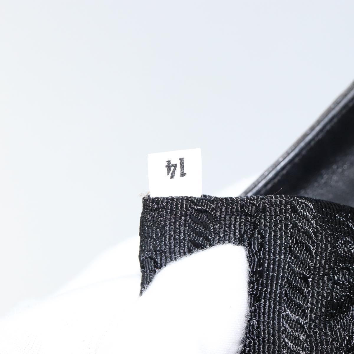 PRADA Shoulder Bag Leather Black Auth ep11820