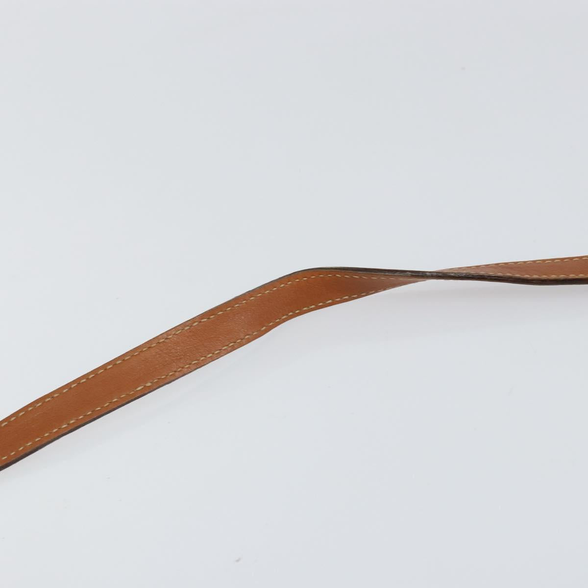 GUCCI Micro GG Supreme Shoulder Bag PVC Gold Beige Auth ep11821