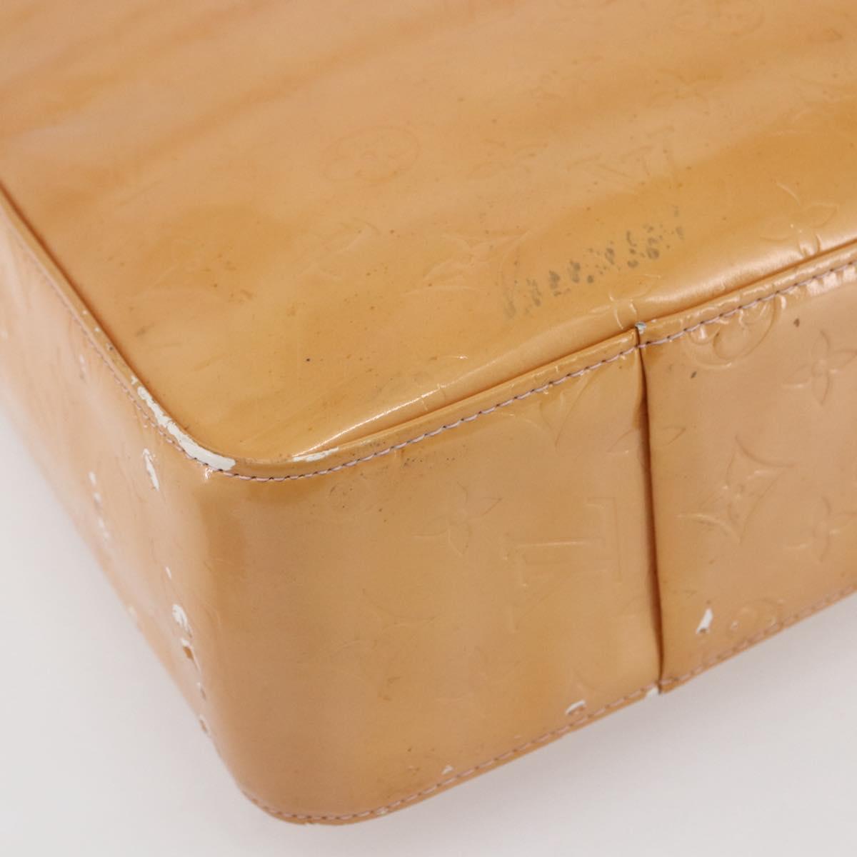 LOUIS VUITTON Monogram Vernis Columbus Bag Marshmallow Pink M91032 Auth ep11832