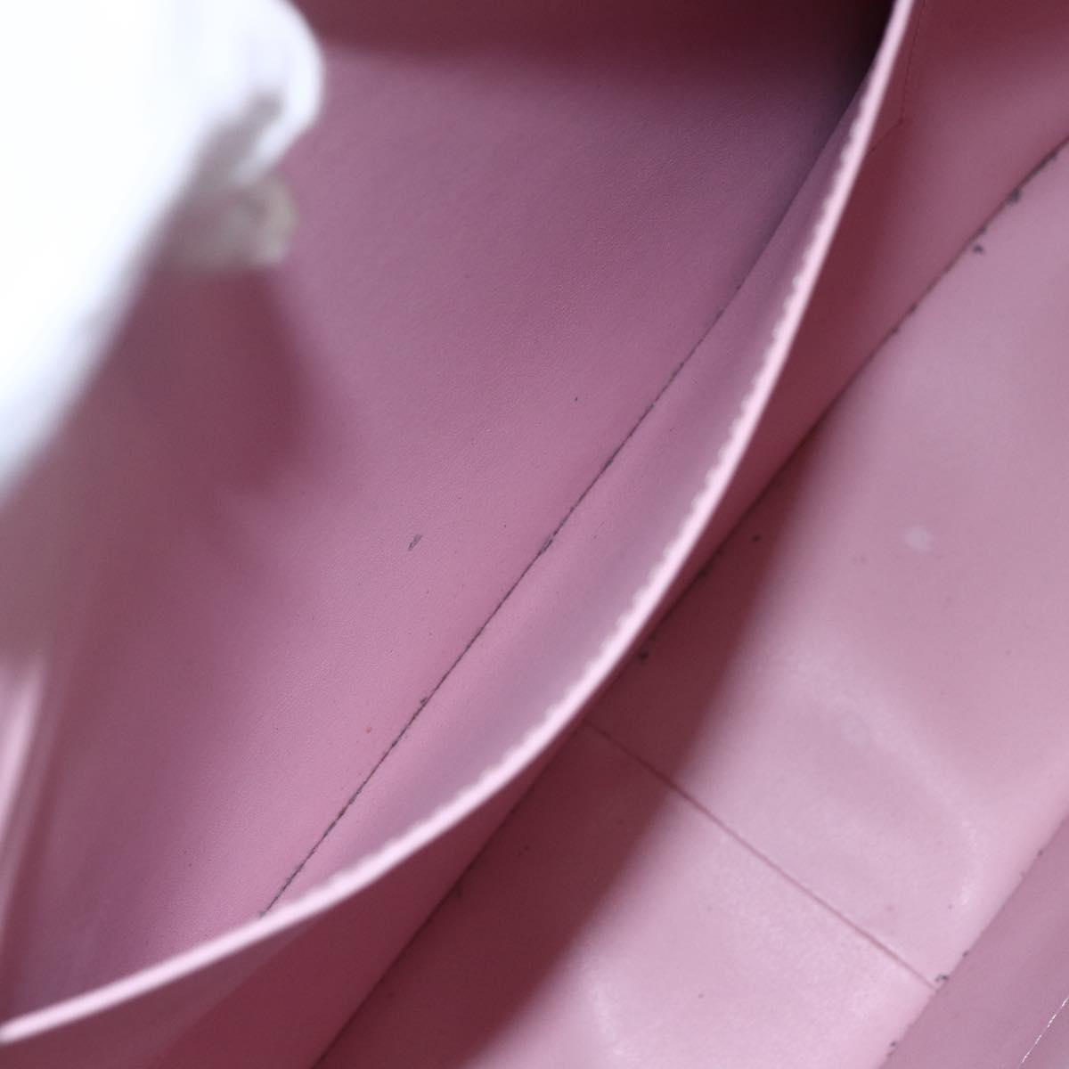 LOUIS VUITTON Monogram Vernis Columbus Bag Marshmallow Pink M91032 Auth ep11832