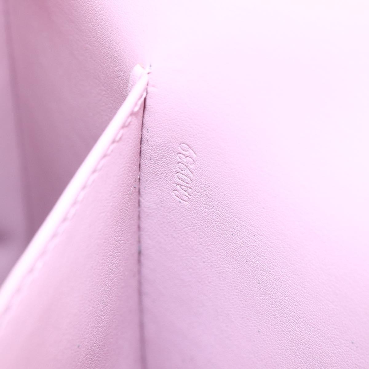 LOUIS VUITTON Monogram Vernis Columbus Bag Marshmallow Pink M91032 Auth ep11832