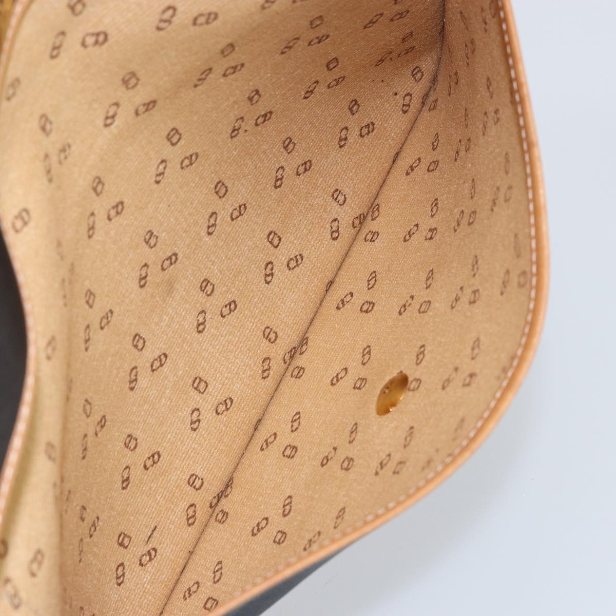 Christian Dior Clutch Bag PVC Black Auth ep11834