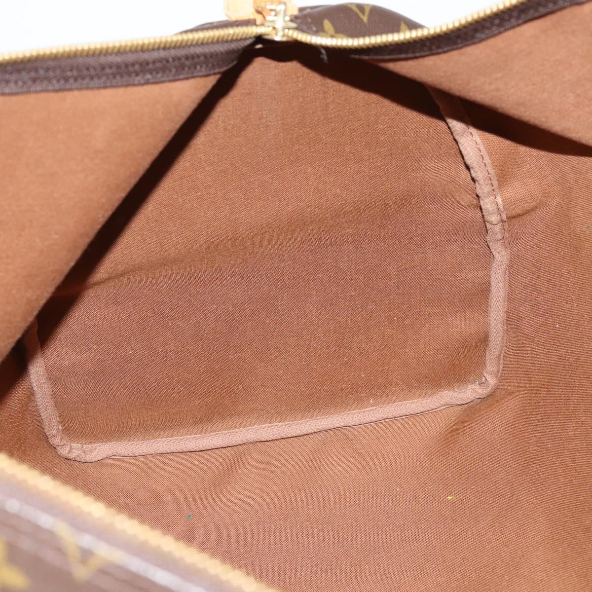 LOUIS VUITTON Monogram Keepall 55 Boston Bag M41424 LV Auth ep11835