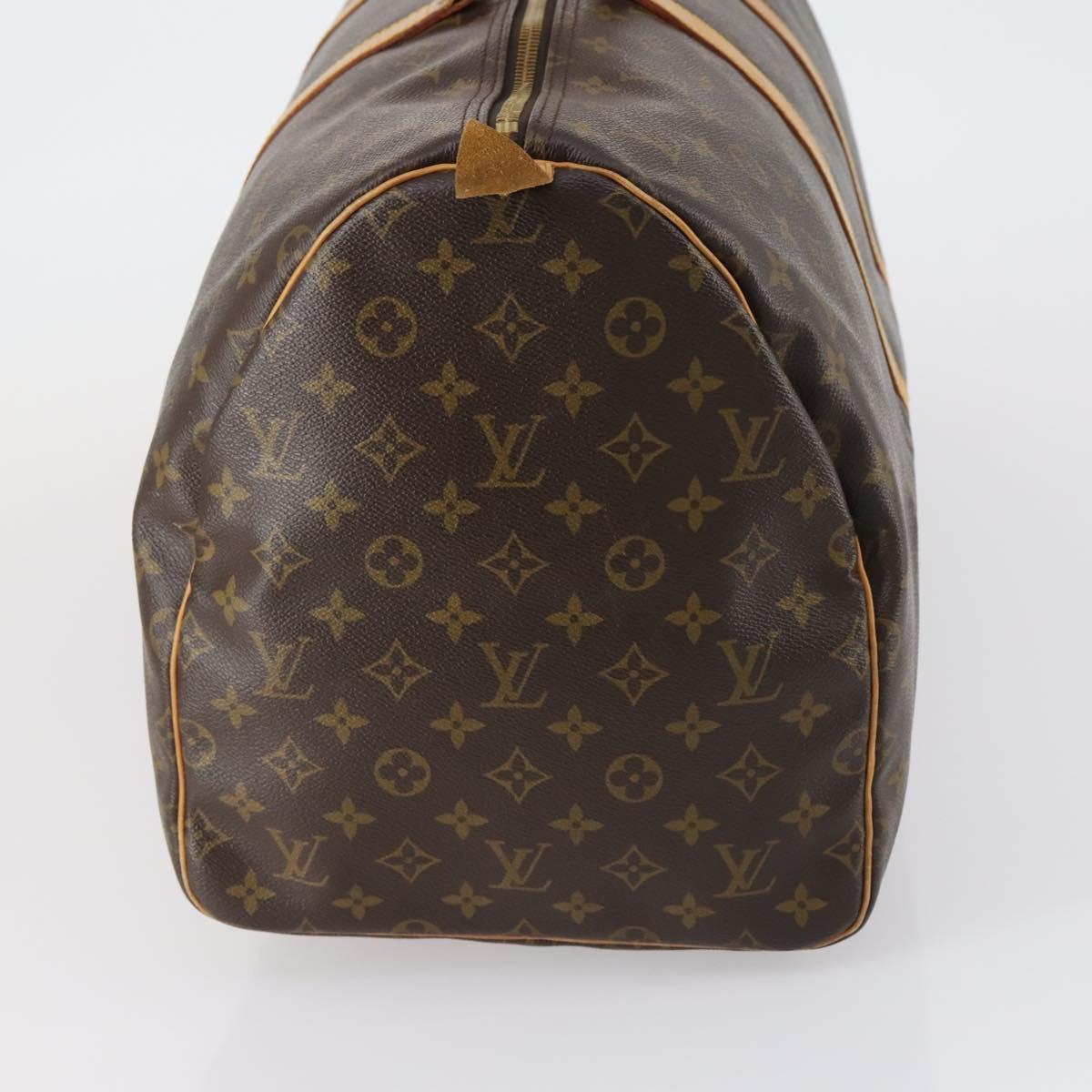 LOUIS VUITTON Monogram Keepall 55 Boston Bag M41424 LV Auth ep11835