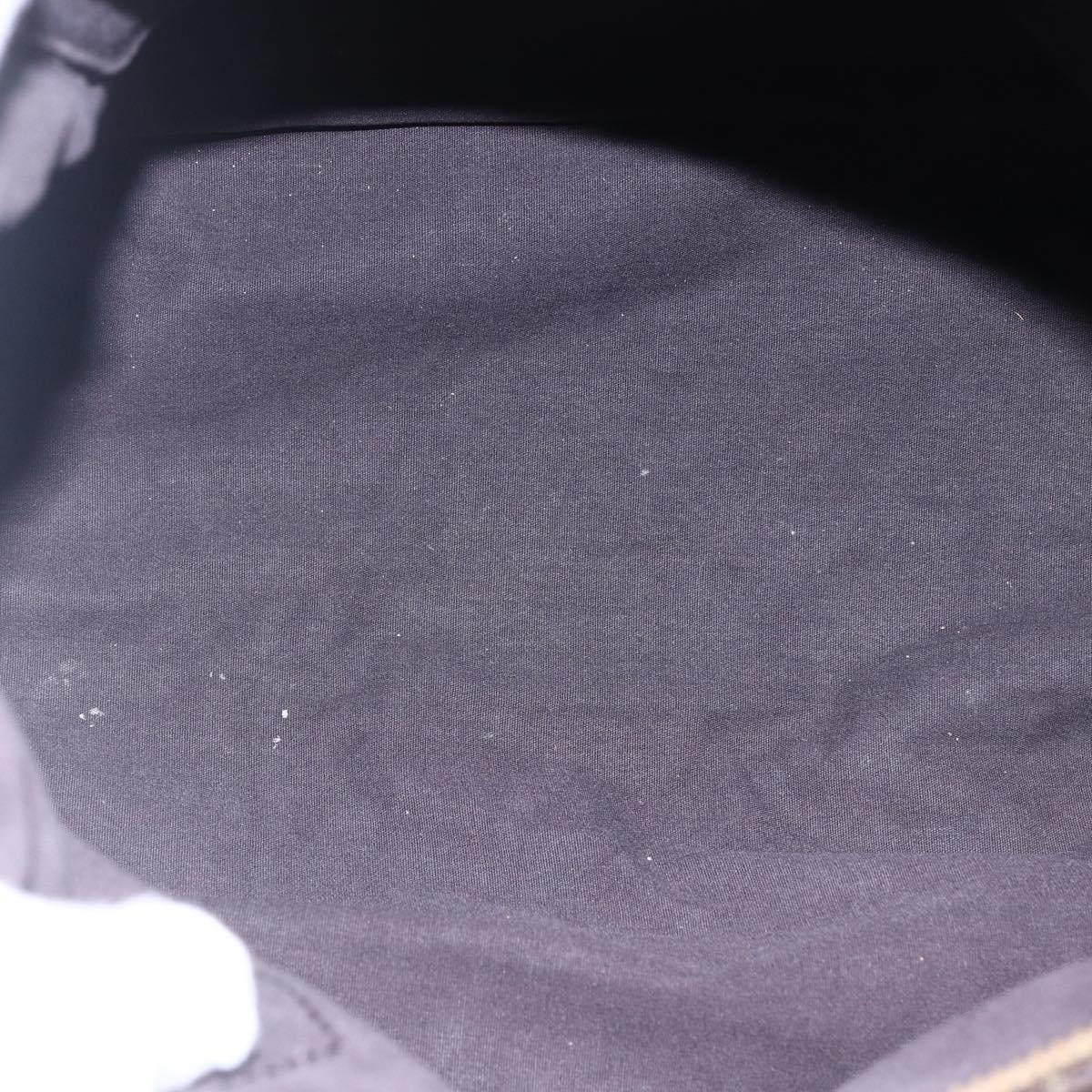 LOUIS VUITTON Monogram Mini Lin Speedy 30 Bag Brown Ebene M95224 Auth ep11838