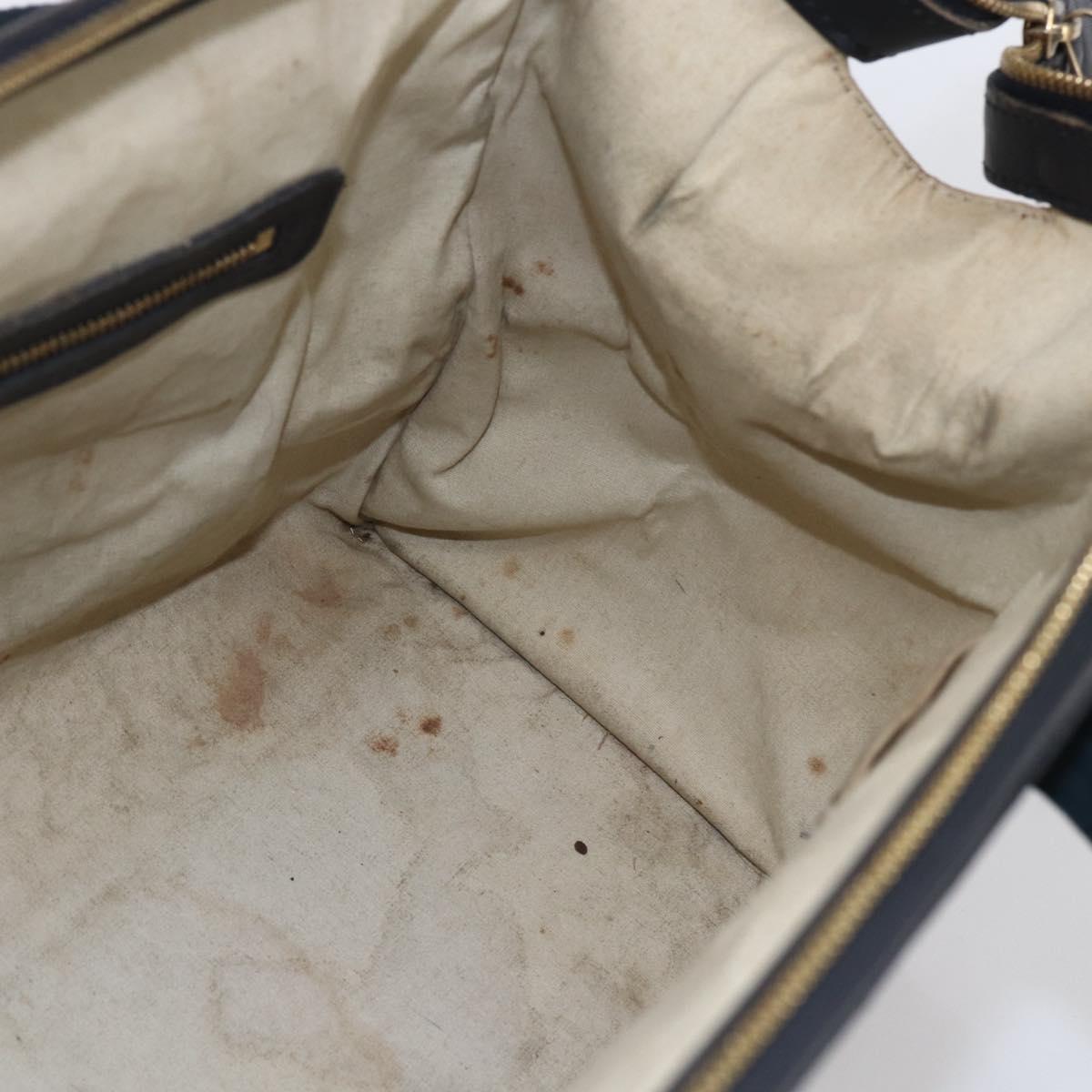 LOUIS VUITTON Monogram Mini Josephine GM Hand Bag Blue M92211 LV Auth ep11840