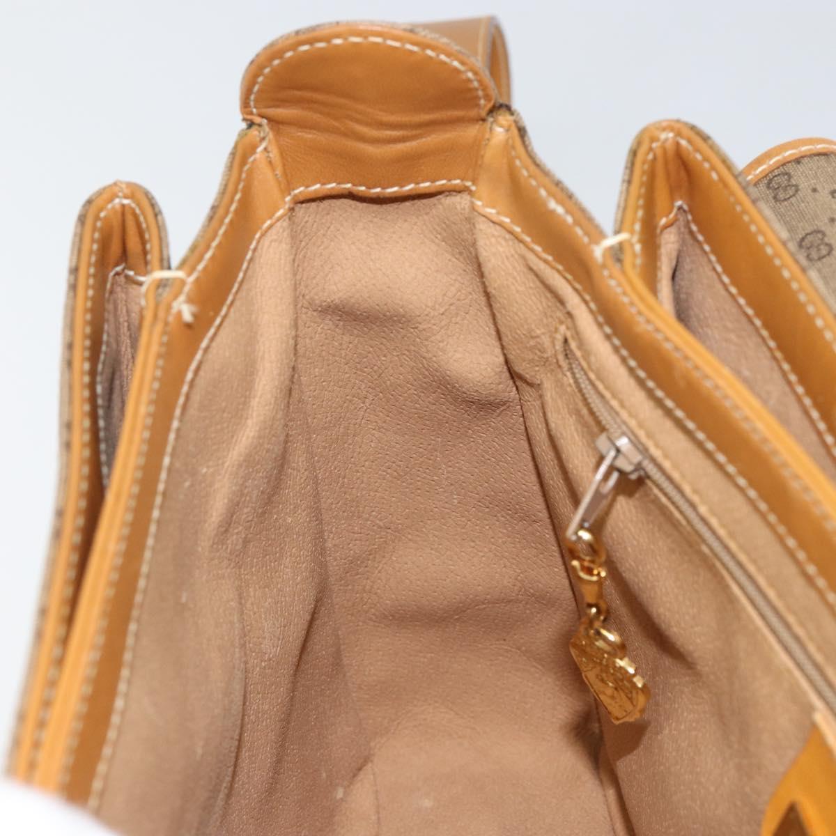 GUCCI Micro GG Supreme Shoulder Bag PVC Gold Beige 001 116 0924 Auth ep11850