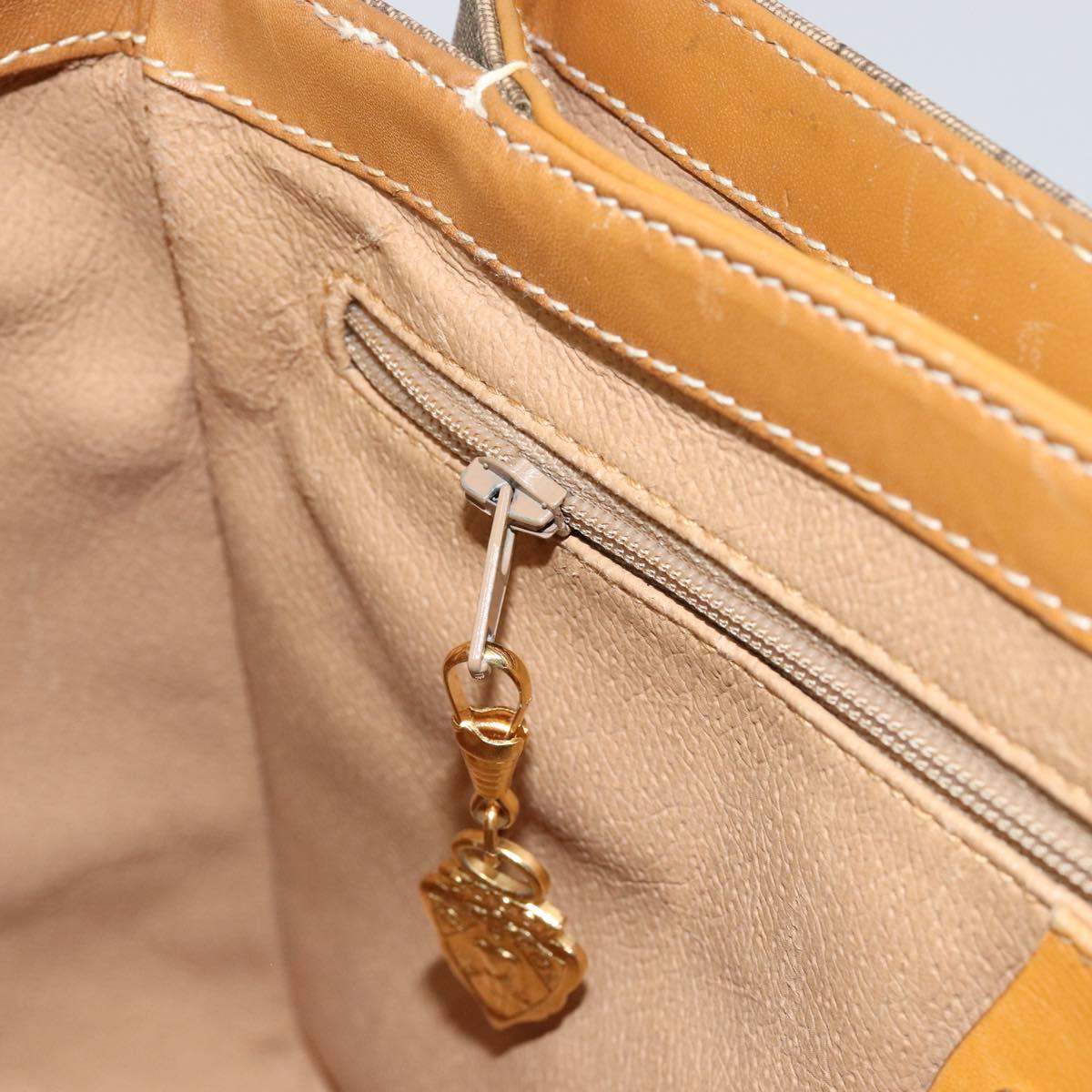 GUCCI Micro GG Supreme Shoulder Bag PVC Gold Beige 001 116 0924 Auth ep11850