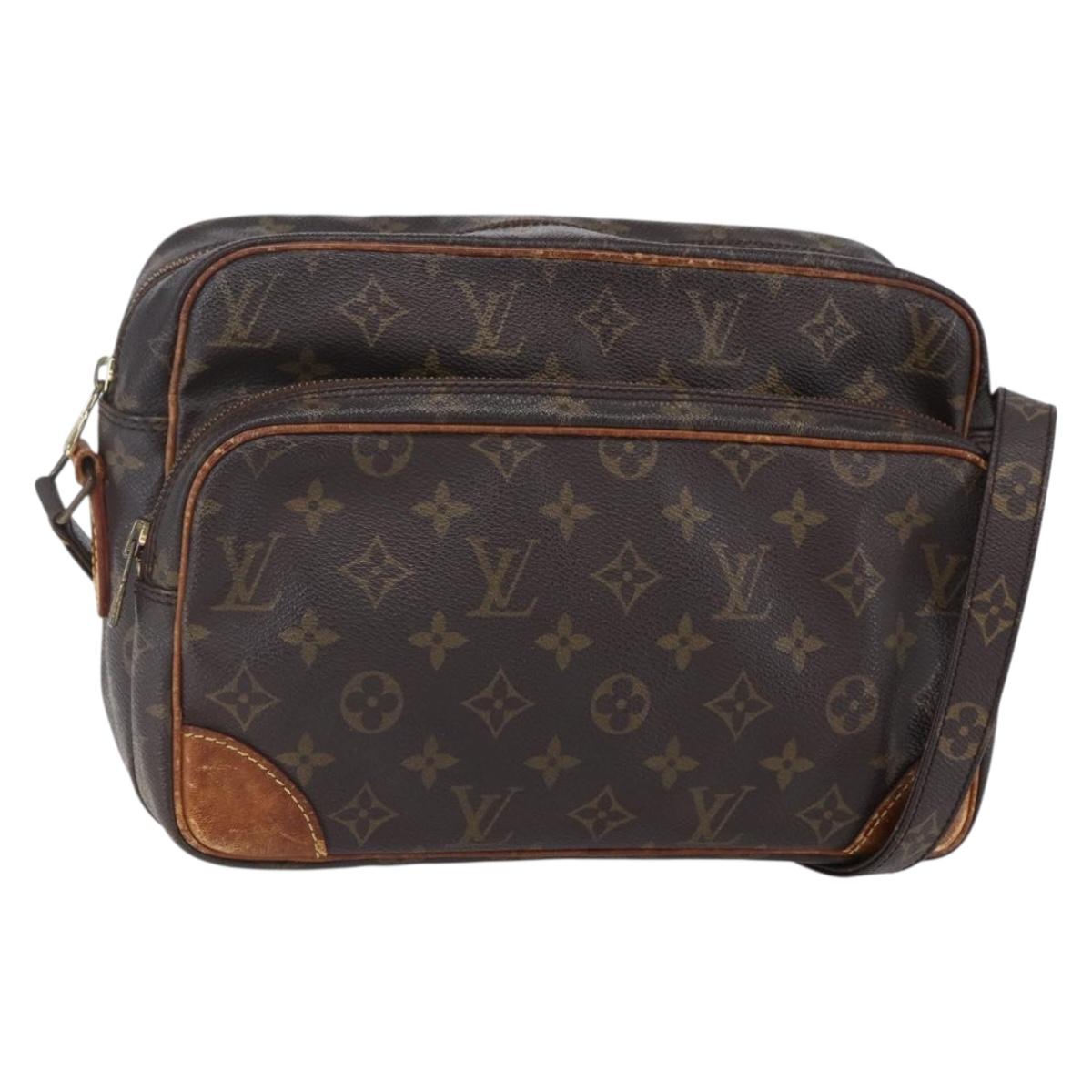 LOUIS VUITTON Monogram Nile Shoulder Bag M45244 LV Auth ep11856
