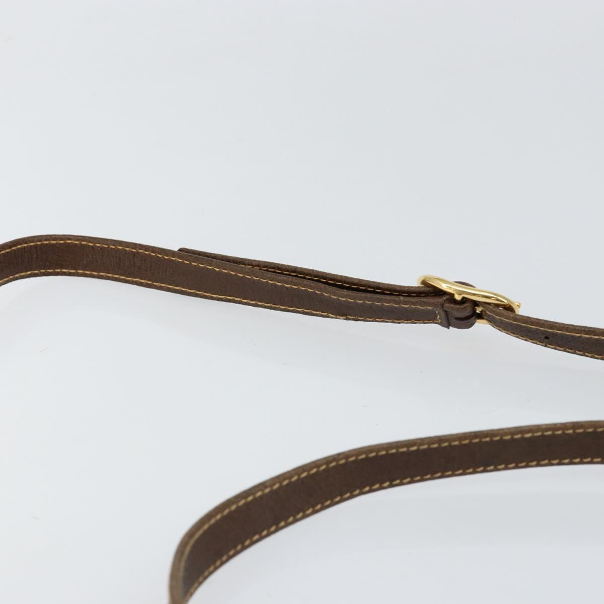 GUCCI GG Supreme Shoulder Bag PVC Beige Gold 904 02 050 Auth ep11859