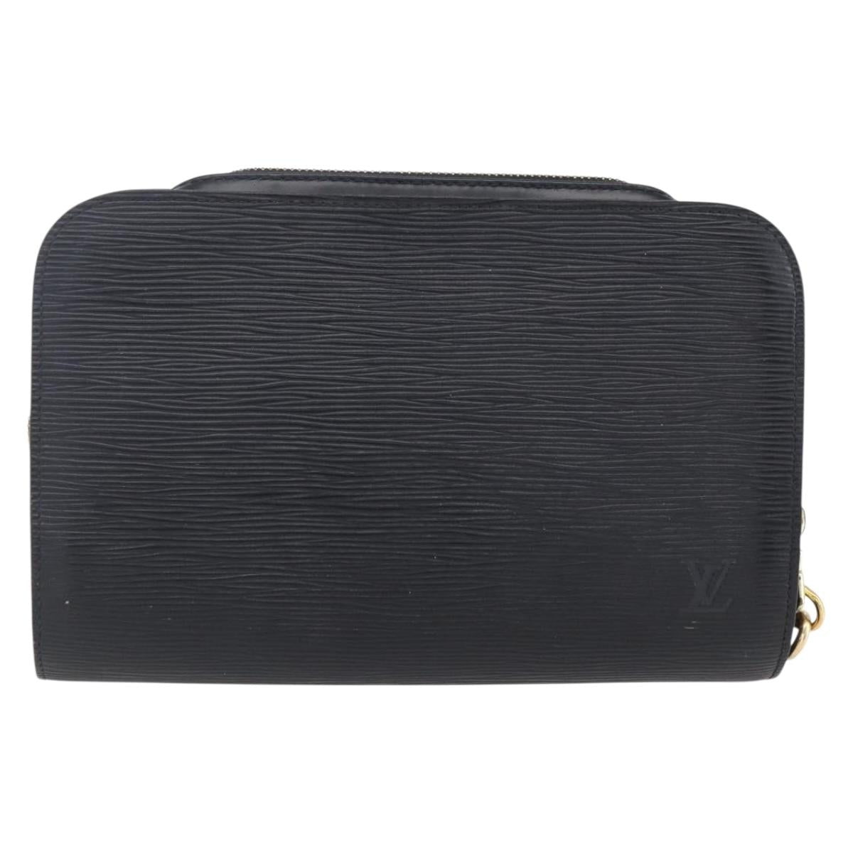 LOUIS VUITTON Epi Orsay Clutch Bag Black M51992 LV Auth ep11862