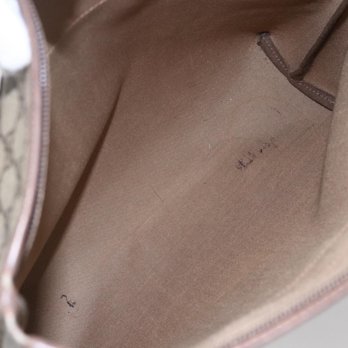 GUCCI GG Supreme Tote Bag PVC Beige Gold Auth ep11864