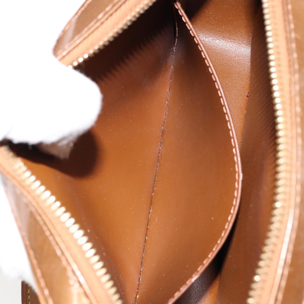 LOUIS VUITTON Monogram Vernis Christy MM Bag Bronze M91109 LV Auth ep11886