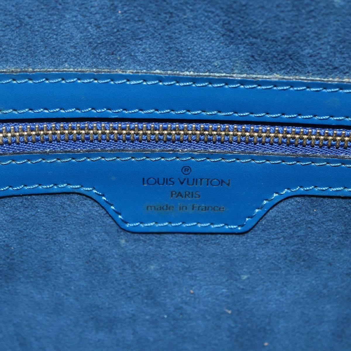 LOUIS VUITTON Epi Lussac Shoulder Bag Blue M52285 LV Auth ep11892