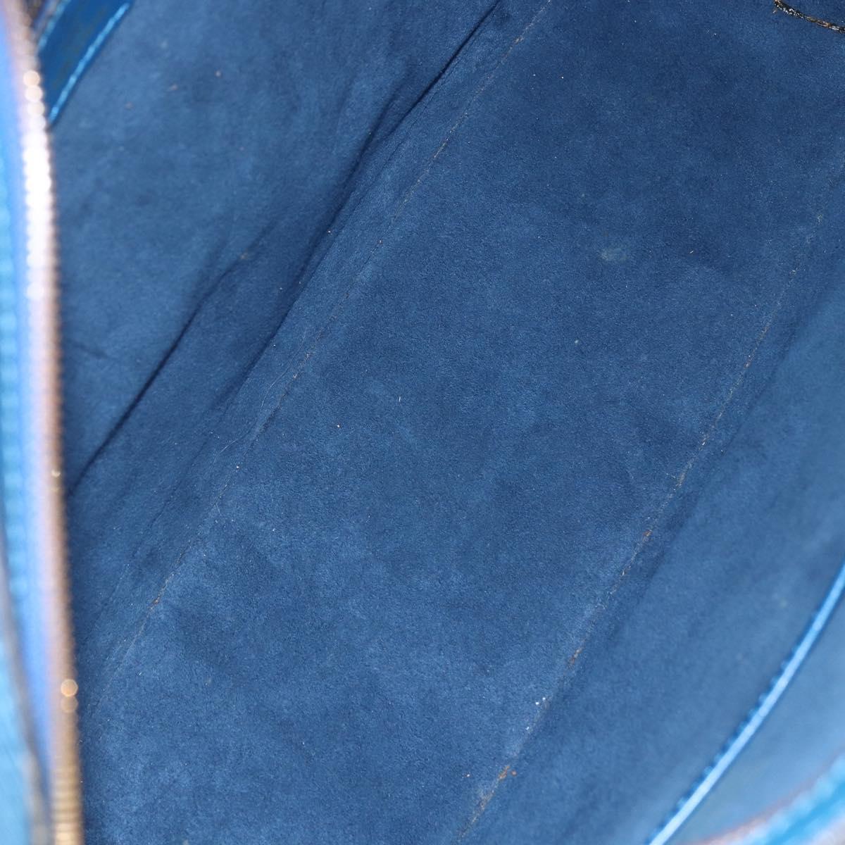 LOUIS VUITTON Epi Lussac Shoulder Bag Blue M52285 LV Auth ep11892