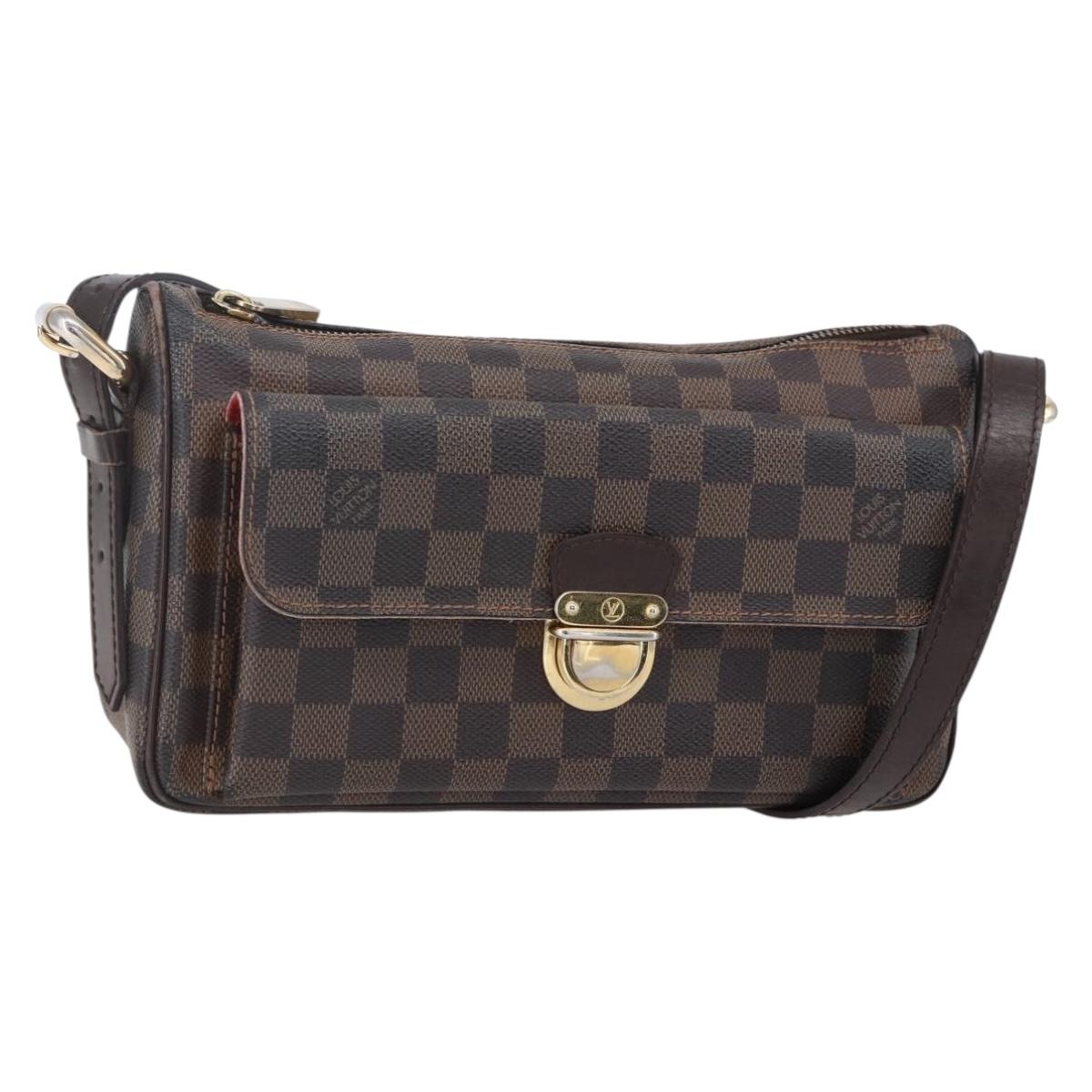 LOUIS VUITTON Damier Ebene Ravello GM Shoulder Bag N60006 LV Auth ep11895