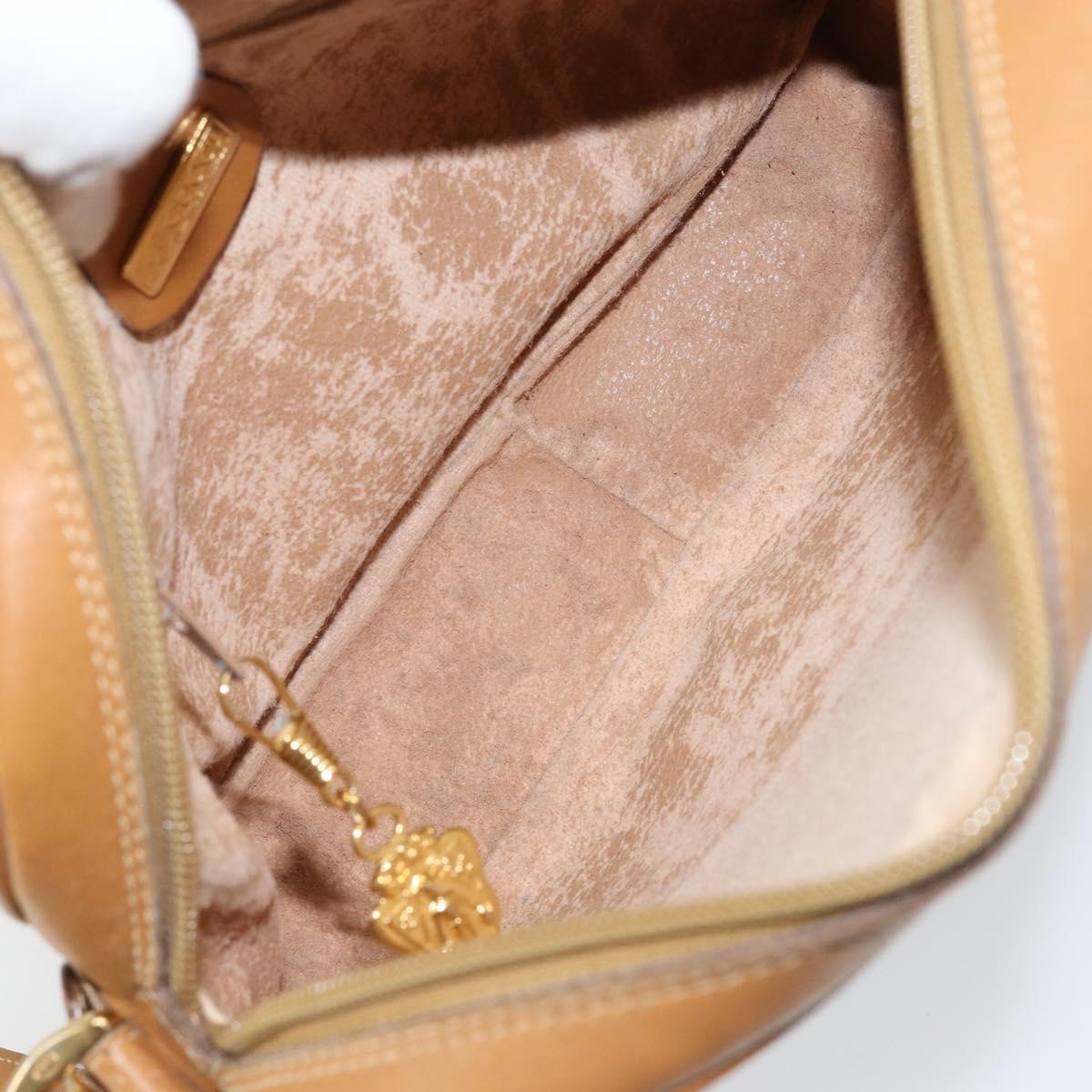 GUCCI Micro GG Supreme Shoulder Bag PVC Gold Beige 007 084 0092 Auth ep11900