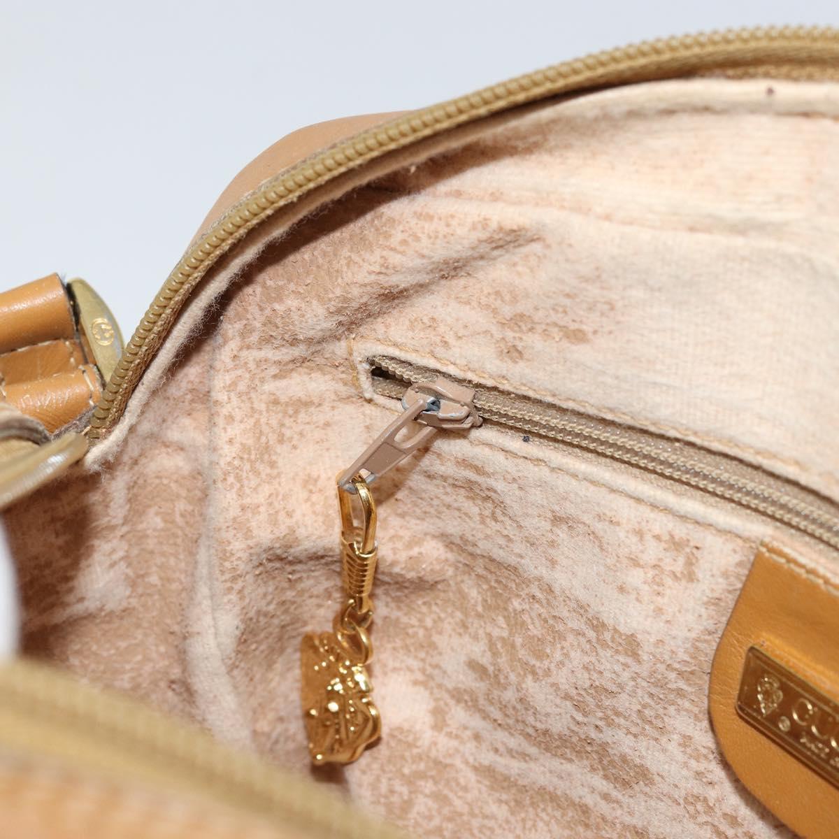 GUCCI Micro GG Supreme Shoulder Bag PVC Gold Beige 007 084 0092 Auth ep11900